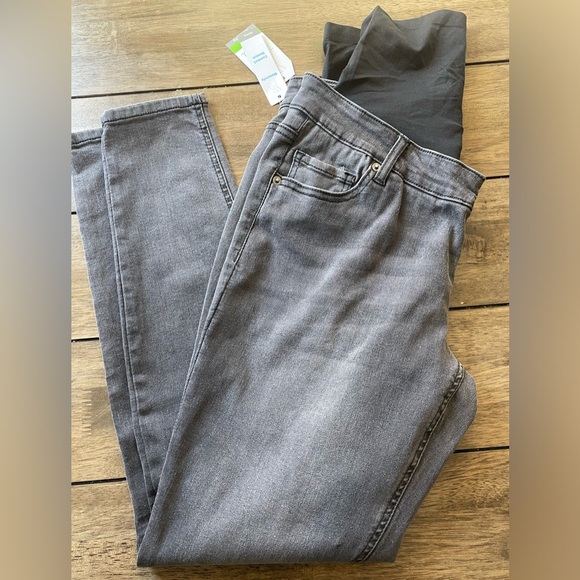 Maternity Skinny Jeans, Size M(8-10), Charcoal Grey, NWT, Stretch Material - Picture 9 of 9